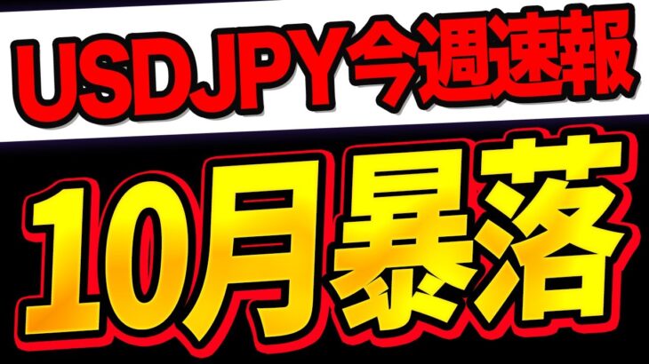 【10月暴落】ドル円今週の正しい立ち回り方を教えます【FX為替】【投資予想】【日本株】