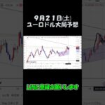 9月21日ユーロドル大局予想切り抜き【海外FX投資】 #shorts