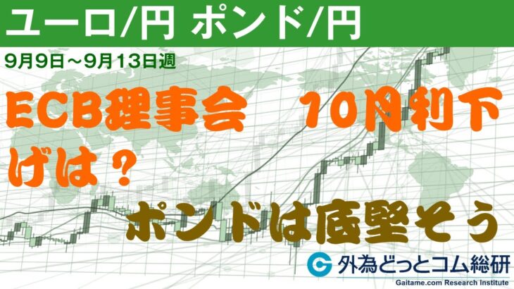 週刊為替レポートハロンズ・ダイジェスト（ユーロ/円 ポンド/円）-9月9日～9月13日週