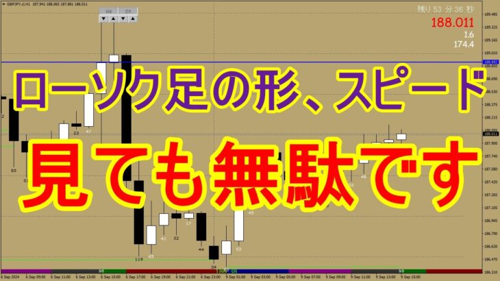 FXデイトレード｜ローソク足の形や勢いでトレードしても意味がありません。大切なことは〇〇です。