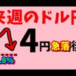 【FXドル円】来週前半9/30～10/2　における値動きシナリオ解説