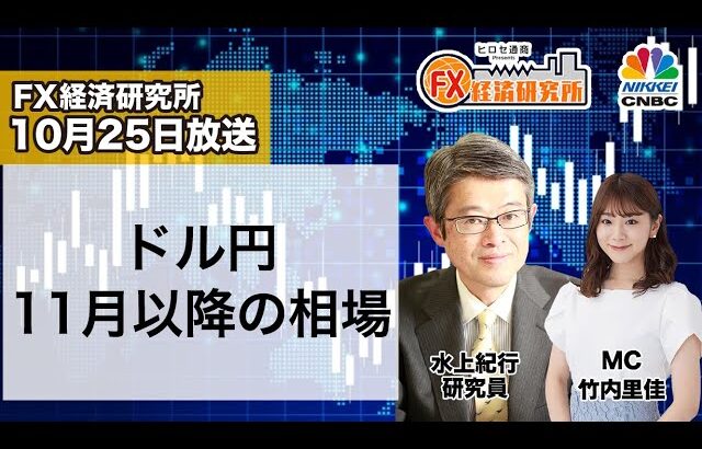 10月25日放送 『FX経済研究所』（ドル円 11月以降の相場）日経CNBC