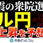 激震の衆院選！与党過半数割れでドル円は上昇を予想 2024/10/28（月）井上義教 FX/為替 #外為ドキッ