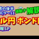 【FXドル円ポンド円】週の後半における値動きシナリオ解説