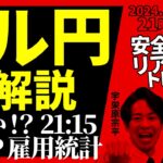 【FX】ライブ分析  動くか？21:15のADP雇用統計！ドル円売買戦略を説明　2024/10/30 21:00 #外為ドキッ