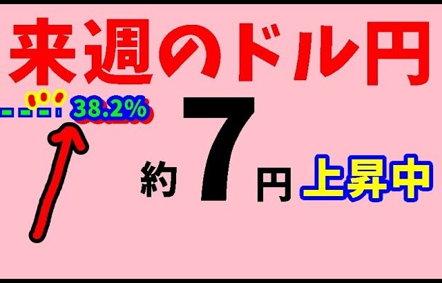 【FXドル円】来週前半10/7 ～10/9　における値動きシナリオ解説