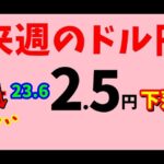 【ドル円】来週前半11/11 ～11/13 　における値動きシナリオ解説