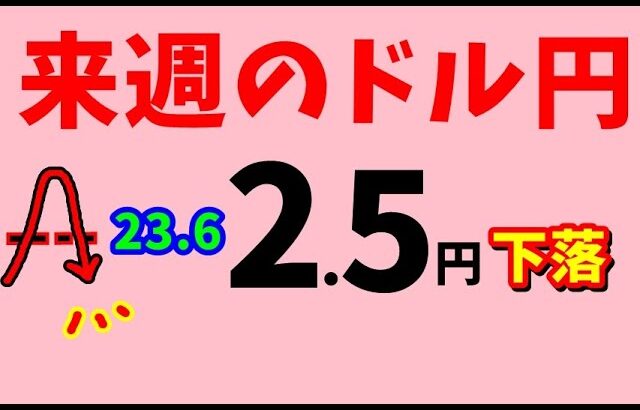 【ドル円】来週前半11/11 ～11/13 　における値動きシナリオ解説