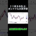 11月30日ポンドドル大局予想切り抜き【海外FX投資】 #shorts