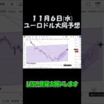 11月6日ユーロドル最新予想切り抜き【海外FX投資】 #shorts