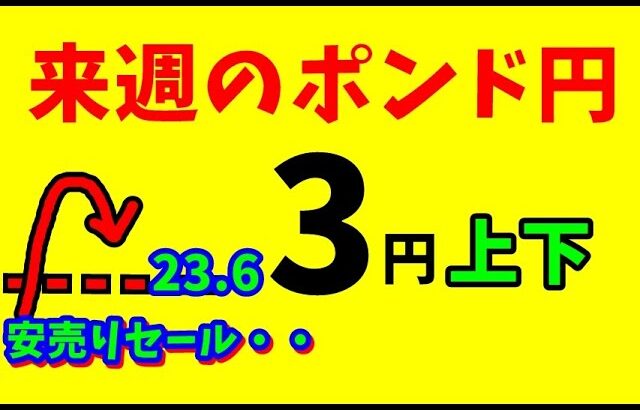 【FXポンド円】来週前半11/11～11/13　 における値動きシナリオ解説