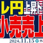 ドル円、上昇トレンド継続！米小売売上高に注目｜原油価格とドル相場の相関性を解説（今日から来週のFX予想）2024/11/15　#外為ドキッ