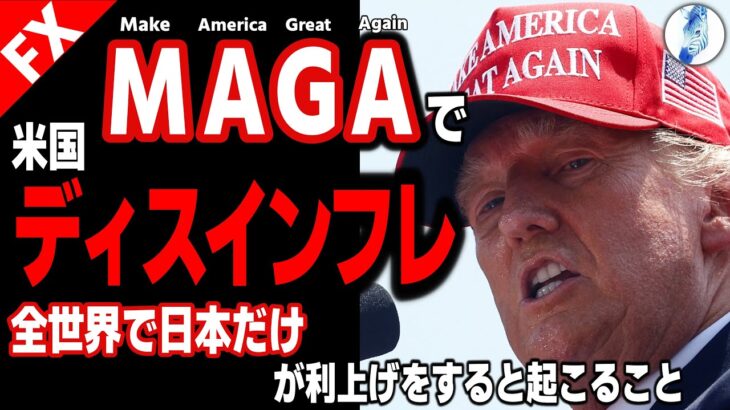 【インデ ドル円 原油価格 ユーロドル】MAGA(マガ)でアメリカはディスインフレ／全世界で日本だけが利上げをすると起こること｜最新の相場を分析 2024年11月9日