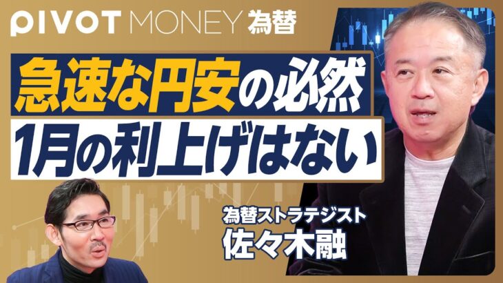 【急速な円安の理由。1月の利上げはない】日銀が利上げを見送った真意／リーマン前の苦い思い出／政府債務をインフレで削減／７、８月のトラウマ／介入が難しい理由／米国の利下げは終了【佐々木融】