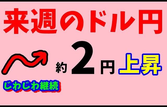 ドル円 来週前半12/30～12/31 　における値動きシナリオ解説