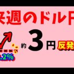 【ドル円】来週前半12/9 ～12/11　における値動きシナリオ解説