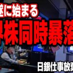 【米国金利 米国株 ドル円 ユーロドル】遂に始まる世界株同時暴落／日銀仕事放棄｜最新の相場を分析 2024年12月19日