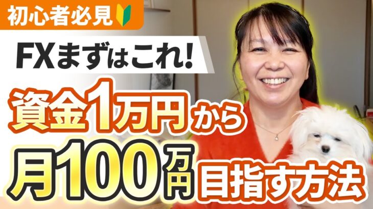 【初心者必見】私がFXで100万円稼ぐまでに実践してきた“3つのステップ”を大公開しちゃう🐶🔰｜投資主婦 スキャルピング デイトレ スイング