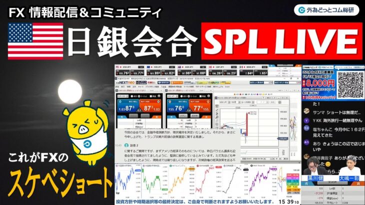 FX実践解説、日銀12月会合「ハト派会見でスケベショートを一掃」 （2024年12月19日)