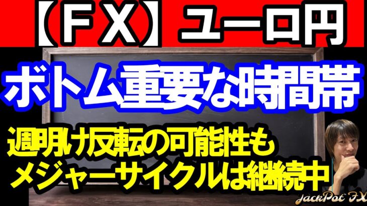 【ＦＸ】ユーロ円　4Ｈサイクルボトムの重要なタイミング！