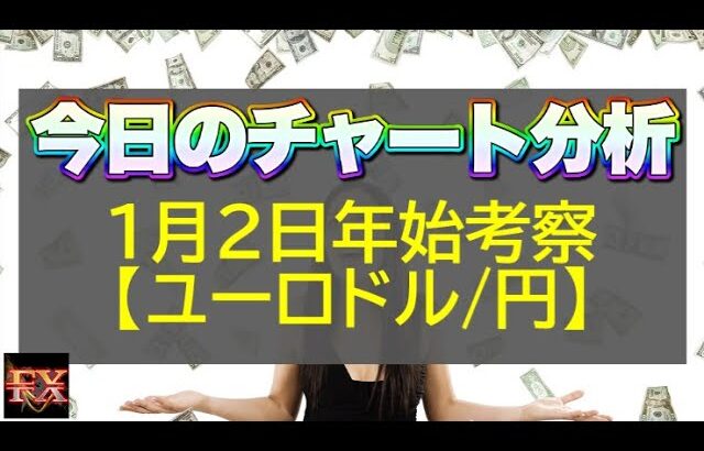 【FX年始考察】1月2日ユーロドル・ユーロ円相場チャート分析【海外FX投資】