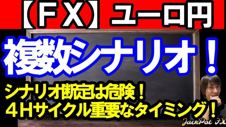 【ＦＸ】ユーロ円　複数シナリオ危険な相場！