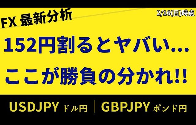 円を買う理由ゼロ｜目線を決めるファンダメンタルズの重要性｜最新相場分析【FXドル円/ポンド円】週明け相場の注目ポイントと押し目買いの狙い方