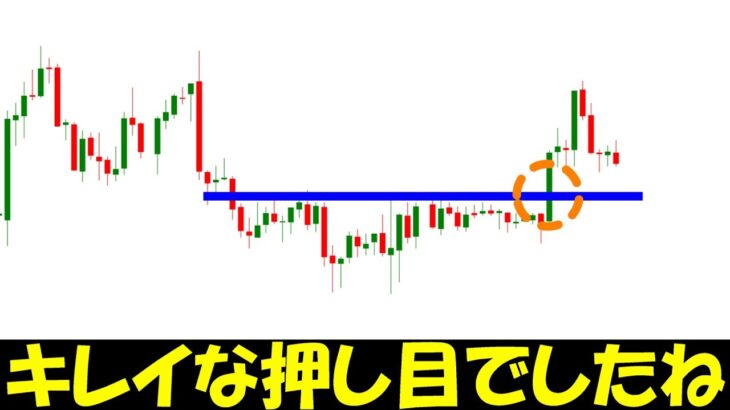 【FX】転換＋逆三尊が出現！昨日の日経はわかりやすい押し目を形成しましたね