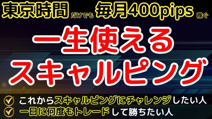 一生使える【FX】毎日何度もエントリーして勝てるスキャルピングのコツ（セミナー案内も入っています）