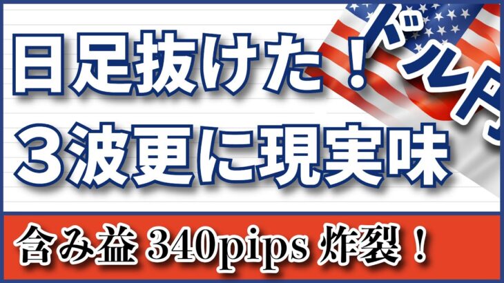 【FX ドル円分析】日足きたね！爆益祭りだ～(#^^#) しかし！ここからの分析が本当に大事！ご覧いただきご自分のトレードに落とし込んでください。#ドル円 #FX #FXトレード #テクニカル分析