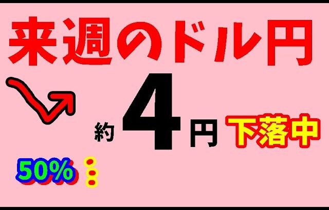 FXドル円 来週前半3/10～12　における値動きシナリオ解説