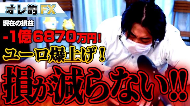 FX、－1億6870万円！ユーロ爆上げで損が減らない！！