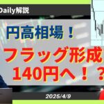 【ドル円】フラッグ形成から140円トライへ期待！？【FX 為替予想】