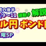 【FXドル円ポンド円】週の後半における値動きシナリオ解説