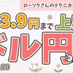 【上昇の予兆】ドル円 最新予想！短期的な上昇が狙えるチャンス！【FX ローソクさんのテクニカル分析 #196 】
