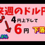 FXドル円 来週前半4/14～4/16　における値動きシナリオ解説