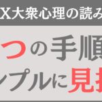 【有料級】FXで大衆心理をチャート上からシンプルに読み取る3つの手順
