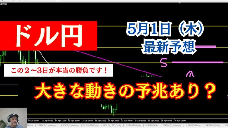 【ドル円最新】大きな動きの予兆あり？2025年5月1日（木）