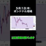 5月1日ポンドドル最新予想切り抜き【海外FX投資】 #shorts