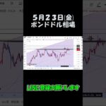 5月23日ポンドドル最新予想切り抜き【海外FX投資】 #shorts
