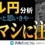 FX予想：ドル円、ダマシに注意！上昇かと思いきや… 2025/5/19（月）井上義教【為替見通し】#外為ドキッ
