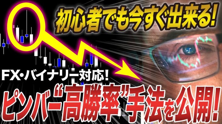 FXで損小利大を実現！“ピンバー手法”完全マスター講座