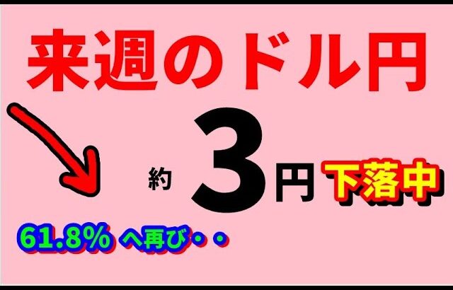 FXドル円 来週前半5/26～28　における値動きシナリオ解説