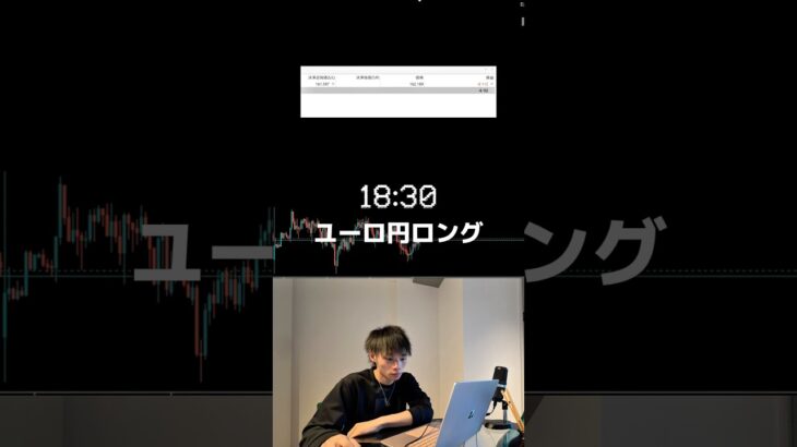 ユーロ円ロングで微損撤退のトレードの一部始終〜#fx初心者 #ユーロ円
