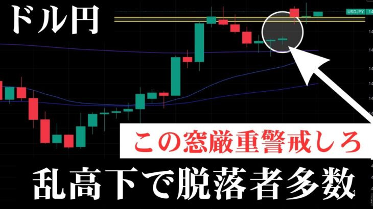 【🚨警告】今日お伝えする形になるまでドル円を触るのは非常に危険です
